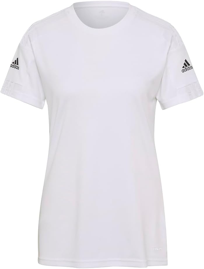 adidas Womens Squadra 21 Crew Neck Short Sleeve Jersey Soccer Cleats - Blue