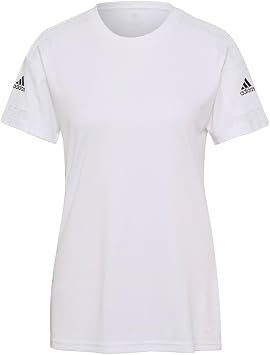 adidas Womens Squadra 21 Crew Neck Short Sleeve Jersey Soccer Cleats - Blue