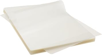 FungLam Clear Thermal Laminating Plastic Paper Laminator Sheets - 9 x 11.5-Inch, 200-Pack, 3mil