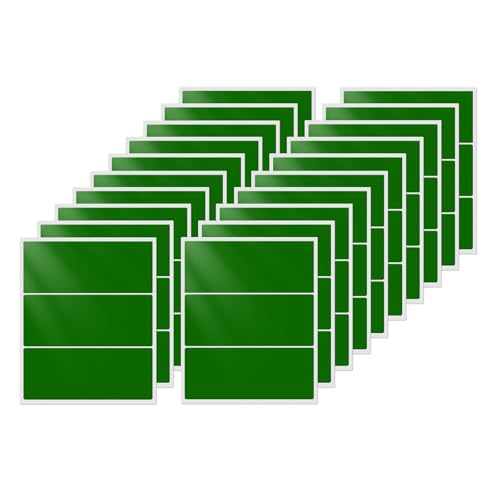 4×2 Inch Label Stickers for Storage Bins Rectangle Vinyl Labels 60 PCS