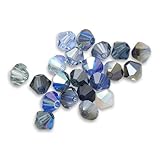 20 unidades. Perlas de Swarovski de 3 mm de color camafeo azul, 20 unidades
