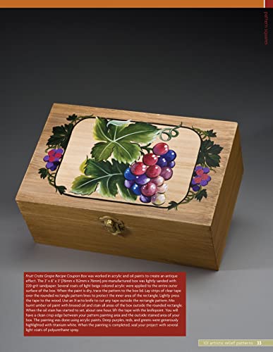 101 Artistic Relief Patterns for Woodcarvers, Woodburners & Crafters (Fox Chapel Publishing) Small Relief-Carving Designs, Easy-to-Follow Instructions & Detailed Photos (Woodcarving Illustrated Books) - Image 7