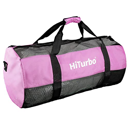 Hiturbo 60L Mesh Dive Duffel Bag for Water Sports