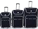 Produktbild TOP-Preis - Trolley-Koffer- Set 3-teilig - 66cm (90Liter) + 56cm (50Liter) + 76cm (125Liter), Dehnfalte - Schwarz