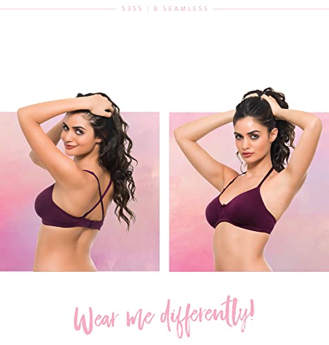 Image of Laavian Women's Cotton Non Padded Non-Wired Shaper T-Shirt Bra
