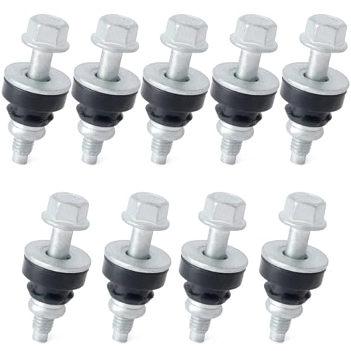 VAINELY 9Pcs 7L1Z-6C519-A Valve Cover Bolt Kit Replacement for Ford F150 F250 F350 Super Duty Expedition Explorer Mustang for Lincoln Navigator Mark LT, Replace 7L1Z6C519A Left Side Valve Cover