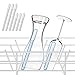 ecooe 6er-Set Flaschenhalter für Spülmaschine Glashalter mit verlängerte Silikonkappe Universelle Spülmaschineneinsatz für Weizengläser, Sektfläser, Biergläser usw. (3 Lang und 3 Kurz)