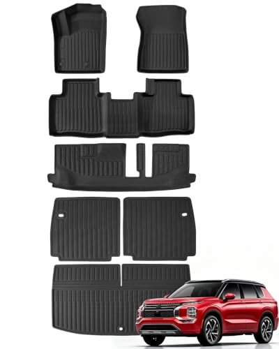 for Mitsubishi Outlander 2022-2026 Floor Mats Cargo Liner Trunk Bed mat