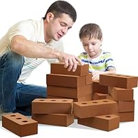 25-Piece Foam Bricks for Kids – Safe, Non-Toxic Building Blocks for Indoor & Outdoor Play – Promote Creativity, Skill Development, and Active Fun