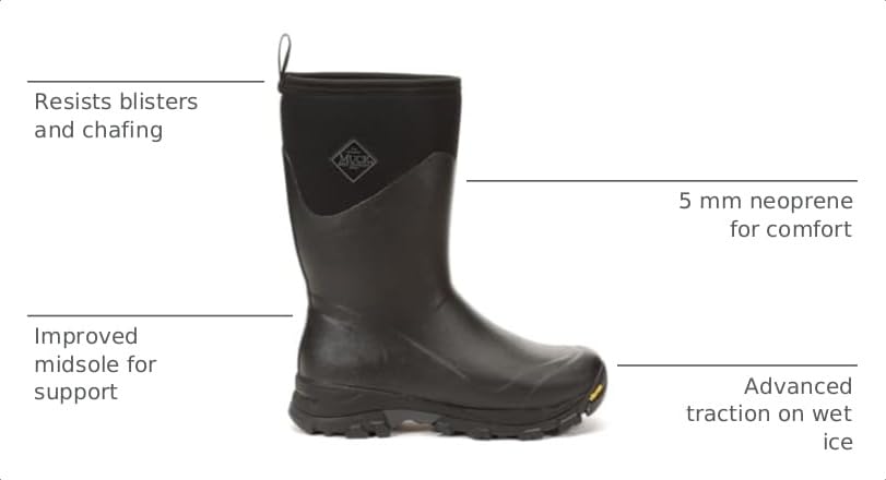 Image of MUCK Men's Arctic Ice Mid Waterproof Snow Boots