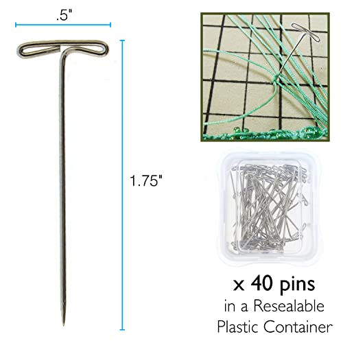 Combo de macramé portátil con hilos S-Lon y tablero para tejer en cualquier lugar 5