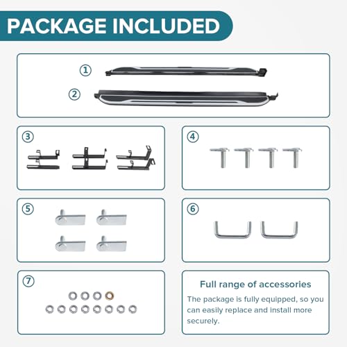 Estribos laterales compatibles Chevrolet Trax 2024-2025 miniatura 2