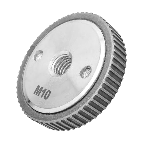 Gasea - Gasea M10 Quick Release Clamping Nut – Heavy Duty Fast Tighten & Release Flange Nut for Angle Grinder | Stainless Steel Replacement Part for Diamond Cutting Discs, Cup Wheels & Abrasive Discs