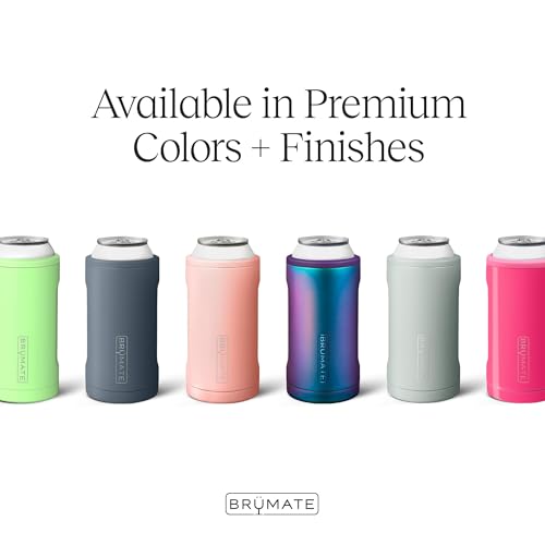Image of BruMate Hopsulator Trio 3-in-1 Insulated Can Cooler for 12oz / 16oz Cans + 100% Leak Proof Tumbler with Lid | Insulated for Beer, Soda, and Energy Drinks (Limoncello)