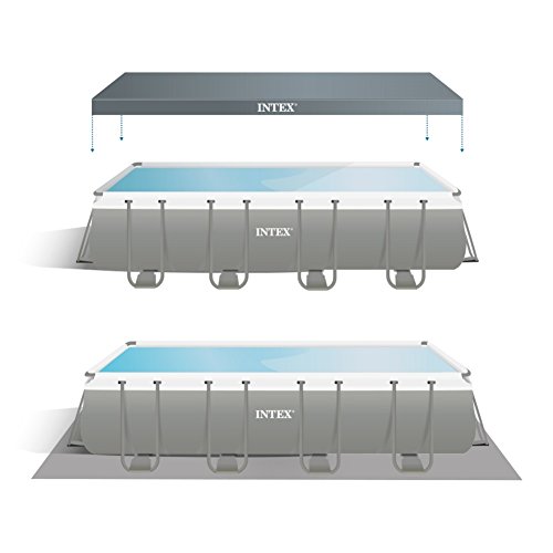 Intex Swimming-Pool-Rahmen 549 x 274 x 132 cm grau - 4