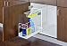 Wenko Cajones con Rieles 2 Repisas para cocina, Metal Recubrimiento de Polvo,...