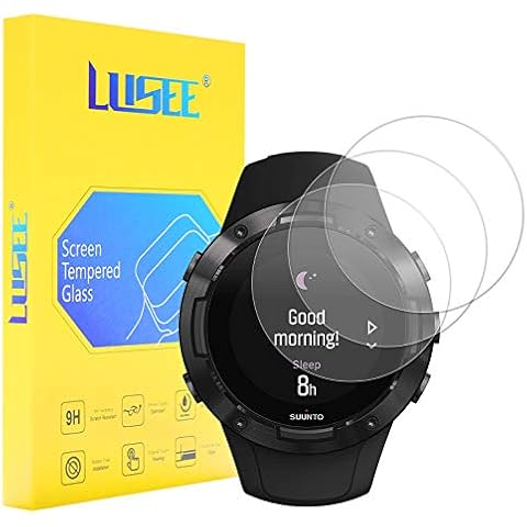 Lusee 3 Pack Tempered Glass Watch Protector Cover