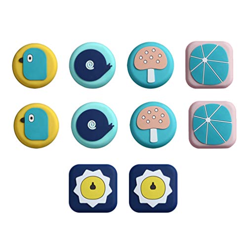 STOBOK 10 Unidades Protetor de Parede de Rolha de Porta Em Forma de Animal Maçanetas de Porta Protet