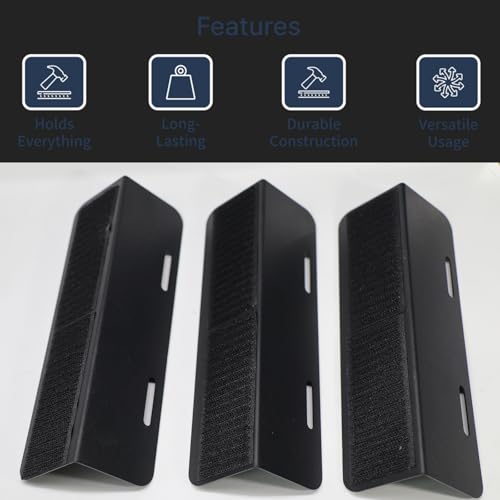 GUOMIS Gepäckfixierung kofferraum,Kofferraum klett fixierung,kofferraum trenner,kofferraum trenner Geeignet für Autos, SUVs, Kombis Kofferraumbegrenzung fest (3Stück)