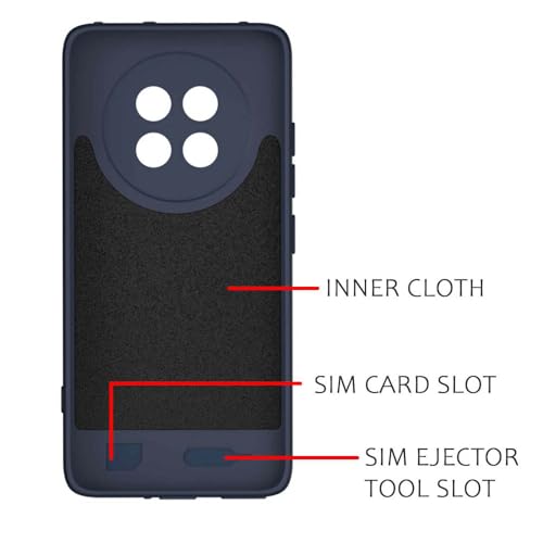 Image of Shockproof Case Compatible with Oppo F31 Pro Plus 5G | Full Camera Protection | TPU Flexible Back Cover for Oppo F31 Pro Plus 5G (Steel Blue)