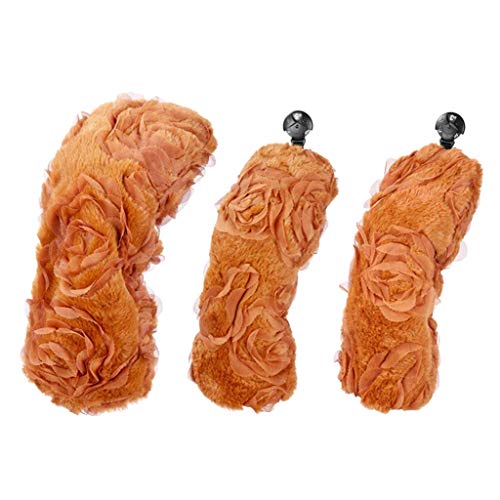 YIJU Tampa Da Cabeça Do Clube de Golfe 460cc Tampa Da Cabeça Do Motorista No.1 3 5 Woods Cover com N