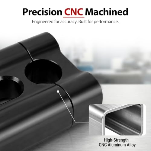 Image of Handlebar Risers 7 /8 inch 22mm Handle Bar Clamps CNC Universal for BT200X CT200 SSR125 MX650 MX350 CRF XR XR Apollo RFZ 50 70 90 110 125 Mini Bike Dirt Pit Bike Black
