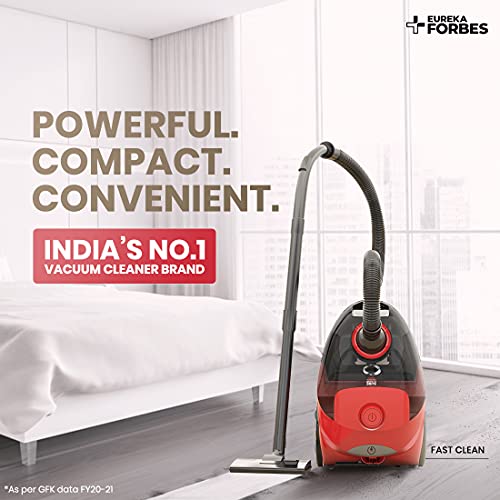 Eureka-Forbes-Sure-from-Forbes-Fast-Clean-Vacuum-Cleaner-with-1150-Watts-Powerful-Suction-Comes-with-Multiple-Accessories-dust-Bag-Full-Indicator-Red-Black