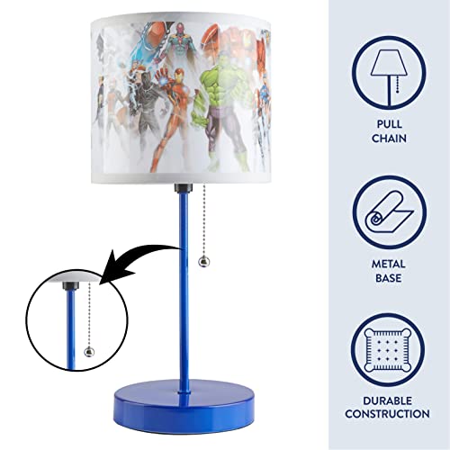 Avengers Infinity War Stick Table Kids Lamp Metal,With Pull Chain, Themed Printed Decorative Shade #TOP2