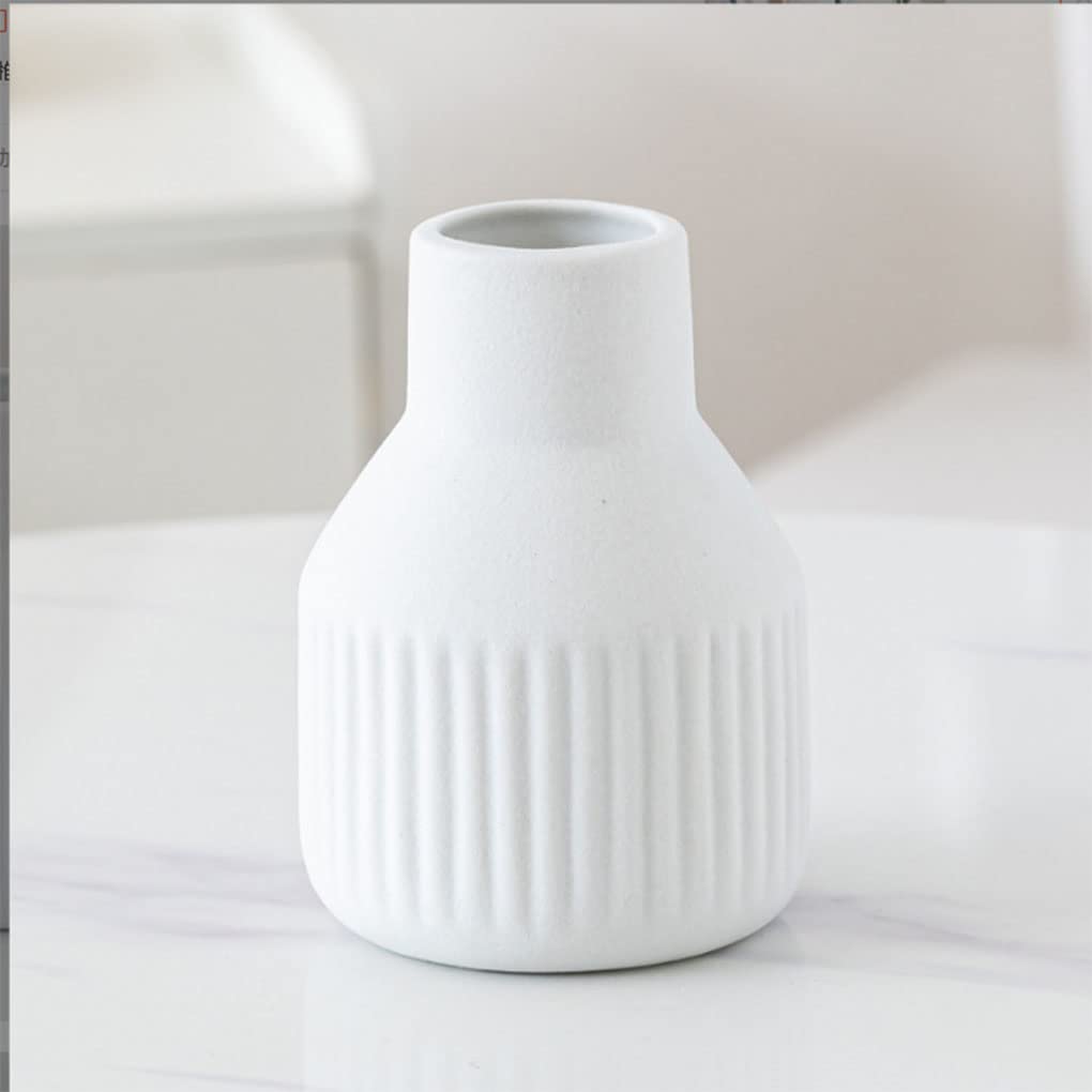 Amazon.co.jp: 花瓶 白 一輪挿し花瓶おしゃれ小さい陶器花器ミニ花器か