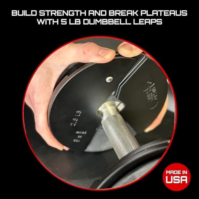 Micro Gainz Dumbbell Fractional 2.5 lb Weight Plate, Ideal for Micro Loading, (Choose Color) 2 Piece Fractional Weight Plates, Designed for Dumbbell Training, Made In USA