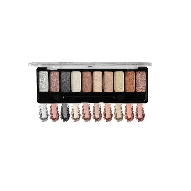 MATT LOOK 10 Color Eye shadow Makeup Series Luxury Wet Eyeshadow Palette | Rich Pigments | Contemporary eye make-up to create | Inclusive of shimmer to subtle eye shades | 8 g Multicolor -01