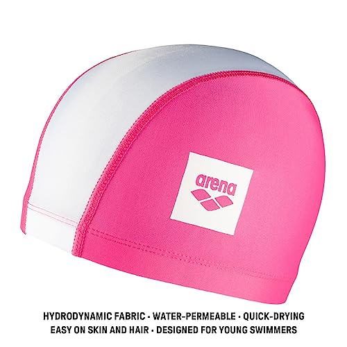 Image of Arena Arena Junior Unix II Kids' Fabric Swim Cap for Boys and Girls Ages 6 to 12