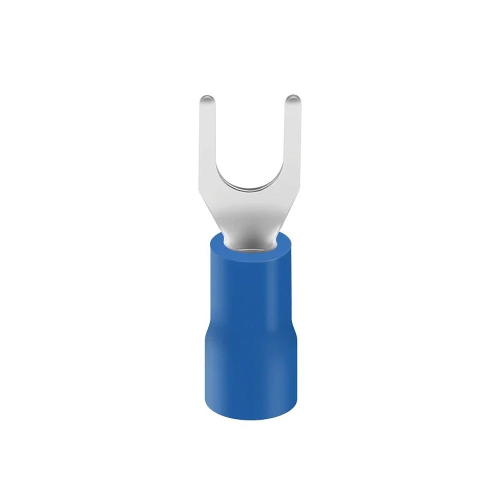 500 unids/pack SV3.5-4/5/6 terminales de engarce eléctrico conectores Cable aislados horquilla 14-12 AWG(Blu,SV3.5-5)