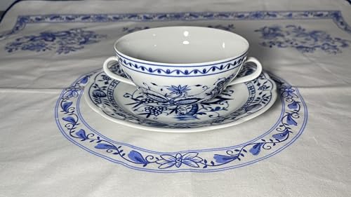 Generisch Kahla Zwiebelmuster Porzellan Suppentasse, Suppenschüssel...