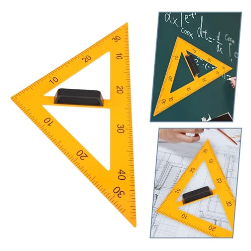 Herramienta didáctica triangular magnética plástica UKCOCO con transporte fácil para lecciones 8