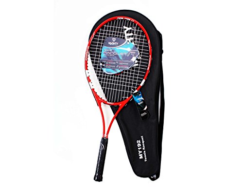 Image of Myghty Lawn Tennis Racquet (MY192) - Red
