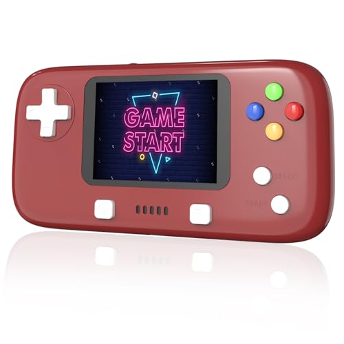 Kids Handheld Video Game Console Built in 400 Games, Travel-Friendly Handheld Gaming Console with 2.8 Color Screen and Rechargeable Battery, Handheld Game for Boys Girls