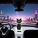 Solar Cat Toy Doll Dancing Cat Figure Car Ornament,Dancing Toys Ornaments Solar Powered Car Dashboard Interior Decoration Desktop Decor Gift Window Party Car Desk Home