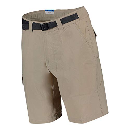 Columbia Cascades Explorer Pantalón Corto De Senderismo, Hombre, Fossil, W38/L10