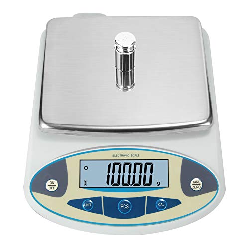 Bonvoisin Lab Scale 5000Gx0.01G High Precision Electronic Analytical Balance 0.01G Accuracy Laboratory Lab Precision Scale Digital Kitchen Balance Scale Jewelry Scale Scientific Scale (5000G, 0.01G) #TOP1