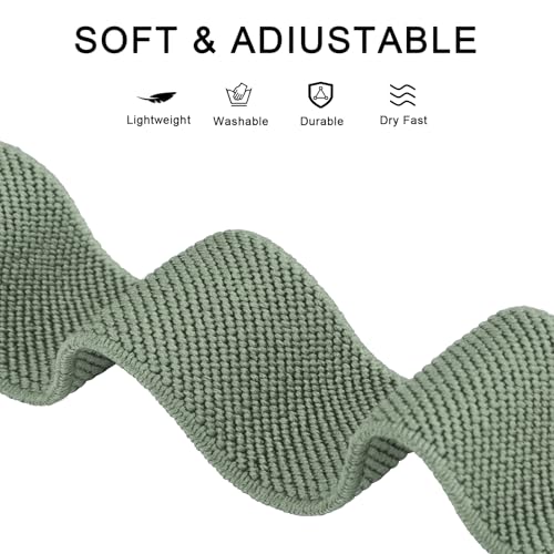 Image of Tobfit Nylon Strap for Samsung Galaxy Fit 3 (Watch Not Included), Flexible Premium Elastomer Nylon Adjustable Watch Band for Galaxy Fit3 2024 SM-R390 Men & Women