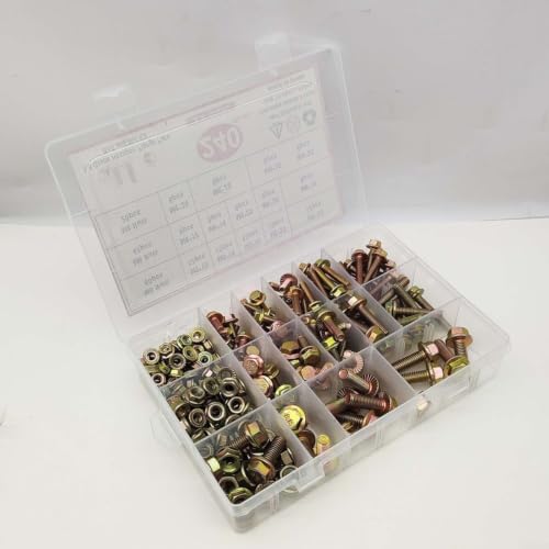 Tornillos hexagonales M5 a M8 con brida antideslizante para un montaje seguro de muebles 8