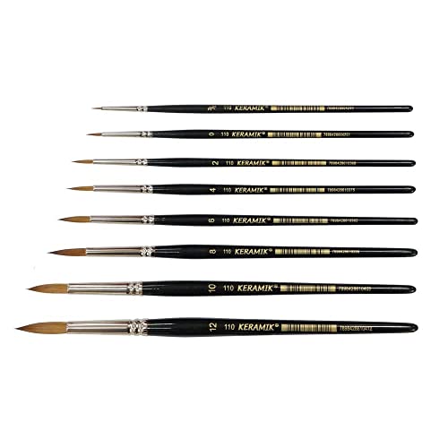 Pincel Keramik 110 Filete Pelo de Marta #4