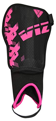 VIZARI Napoli Flexx Kids Soccer Shin Guards Hard PP Shell Shin Guards with Adjustable Straps and Padded Backing - Size PW- Shin Guards with Unique Graphics Stylish for Boys and Girls