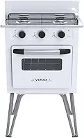 FOGAO A GAS GEMINI 2 Q VETRO BRANCO GAS GLP