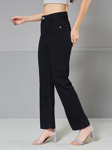 Image of Miss Chase Women's Skinny High Rise Cropped Stretchable Denim Jeans