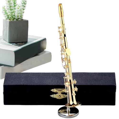 Ornement de saxophone miniature le cadeau musical idéal avec son support
