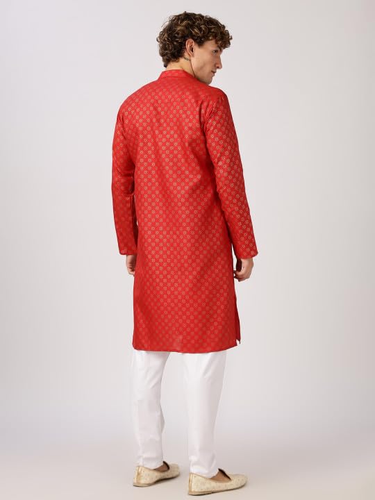 Image of BE ACTIVE Cotton Kurta for Men | Traditional and Classy Design | Indian Kurta | Full Sleeve Kurta