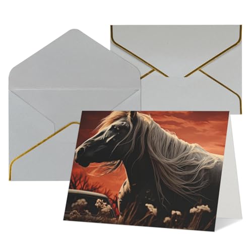 LHDGBWC Thinking of You J[h t 󔒂̃O[eBOJ[h 4x6 m[gJ[h Happy BirthdayJ[h @̃O[eBOJ[h p TL[J[h }`bN X^O xr[V[