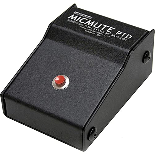 Whirlwind Micmute Push to Mute���b�`���O�v�b�V���I��/�I�t�f�X�N�g�b�v�}�C�N�X�C�b�` XLR I/O�W���b�N�t��